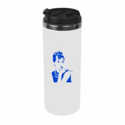 Термокружка Дівчина фарбує губи - PrintSalon