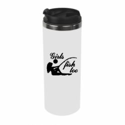 Термокружка Девушки тоже рыбачат - PrintSalon