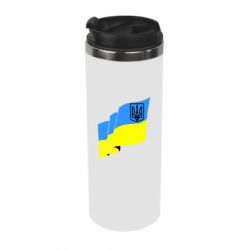 Термокружка Флаг Украины с Гербом - PrintSalon