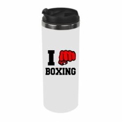 Термокружка I love boxing - PrintSalon