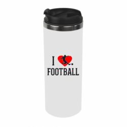 Термокружка I love football - PrintSalon