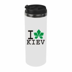 Термокружка I love Kiev - с листиком - PrintSalon
