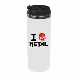 Термокружка I love metal - PrintSalon