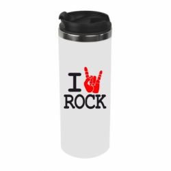 Термокружка I love rock - PrintSalon