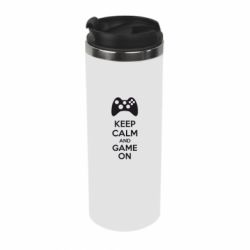 Термокружка KEEP CALM and GAME ON - PrintSalon
