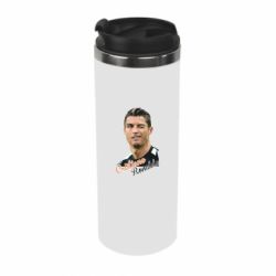 Термокружка Криштиану Роналду, полигональный портрет - PrintSalon