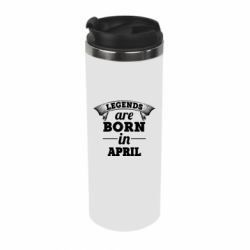 Термокружка Legends are born in April - PrintSalon