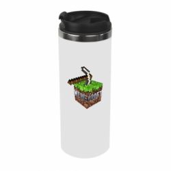 Термокружка Minecraft Logo Сube - PrintSalon