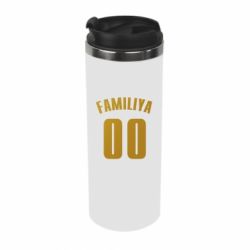 Термокружка Name and number (silver and gold) - PrintSalon