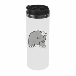 Термокружка удивленный слон - PrintSalon