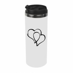 Термокружка Влюбленные сердца - PrintSalon