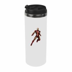 Термокружка Железный Человек в воздухе - PrintSalon