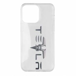 Чехол для iPhone 14 Pro Max Tesla Car logo - PrintSalon