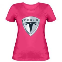 Женская футболка Tesla Corp - PrintSalon