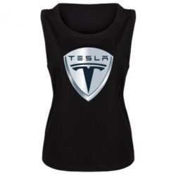 Женская майка Tesla Corp - PrintSalon