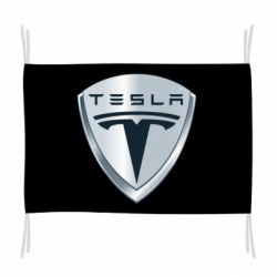 Флаг Tesla Corp - PrintSalon
