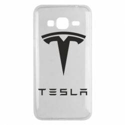 Чехол для Samsung J3 2016 Tesla Logo - PrintSalon
