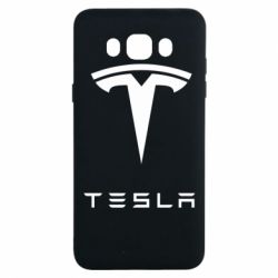 Чехол для Samsung J7 2016 Tesla Logo - PrintSalon