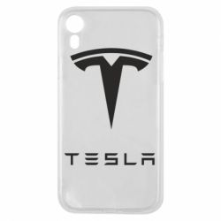 Чехол для iPhone XR Tesla Logo - PrintSalon