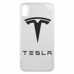 Чехол для iPhone Xs Max Tesla Logo - PrintSalon