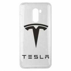 Чехол для Xiaomi Pocophone F1 Tesla Logo - PrintSalon