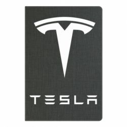 Блокнот с принто Tesla Logo - PrintSalon