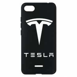 Чехол для Xiaomi Redmi 6A Tesla Logo - PrintSalon