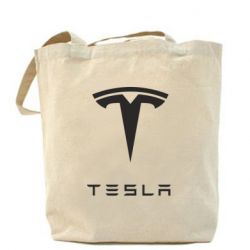 Эко-сумка Tesla Logo - PrintSalon
