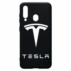 Чехол для Samsung A60 Tesla Logo - PrintSalon