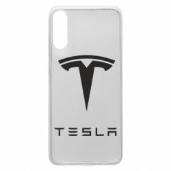 Чехол для Samsung A70 Tesla Logo - PrintSalon