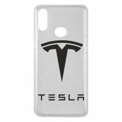 Чехол для Samsung A10s Tesla Logo - PrintSalon
