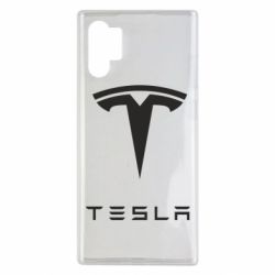 Чехол для Samsung Note 10 Plus Tesla Logo