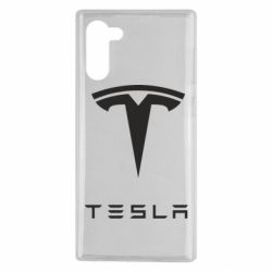 Чехол для Samsung Note 10 Tesla Logo - PrintSalon