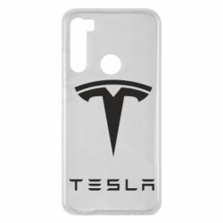 Чехол для Xiaomi Redmi Note 8 Tesla Logo - PrintSalon
