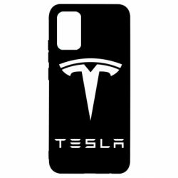 Чехол для Samsung A02s/M02s Tesla Logo - PrintSalon