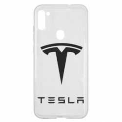Чехол для Samsung A11/M11 Tesla Logo - PrintSalon