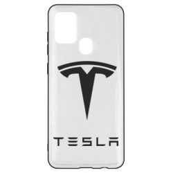 Чехол для Samsung A21s Tesla Logo - PrintSalon