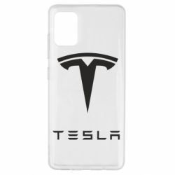 Чехол для Samsung A51 Tesla Logo - PrintSalon