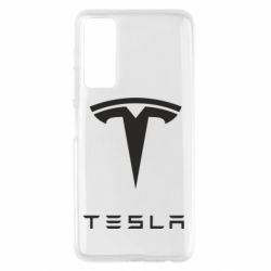 Чехол для Huawei P Smart 2021 Tesla Logo - PrintSalon