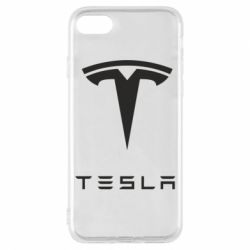 Чехол для iPhone 8 Tesla Logo - PrintSalon
