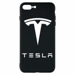 Чехол для iPhone 8 Plus Tesla Logo - PrintSalon