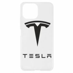 Чехол для Xiaomi Mi11 Lite Tesla Logo - PrintSalon