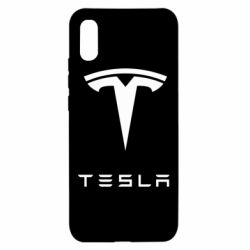 Чехол для Xiaomi Redmi 9a Tesla Logo - PrintSalon