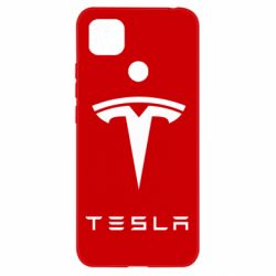 Чехол для Xiaomi Redmi 9c Tesla Logo