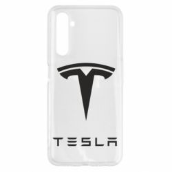 Чехол для Realme 6 Tesla Logo - PrintSalon