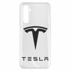 Чехол для Realme 6 Pro Tesla Logo - PrintSalon