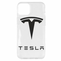 Чехол для iPhone 14 Plus Tesla Logo - PrintSalon