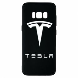 Чехол для Samsung S8 Tesla Logo - PrintSalon