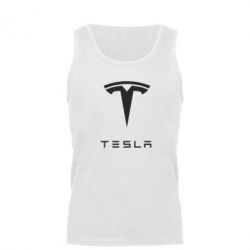 Мужская майка Tesla Logo