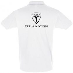 Мужское поло Tesla Motors - PrintSalon